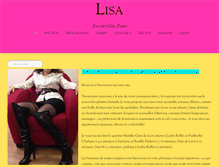 Tablet Screenshot of lisa75-escort.com